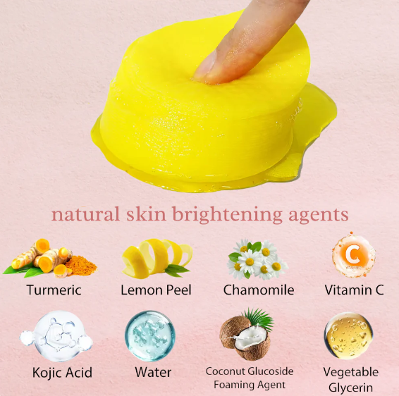 GlowFusion: Turmeric Kojic Acid Facial Pads - Blissean